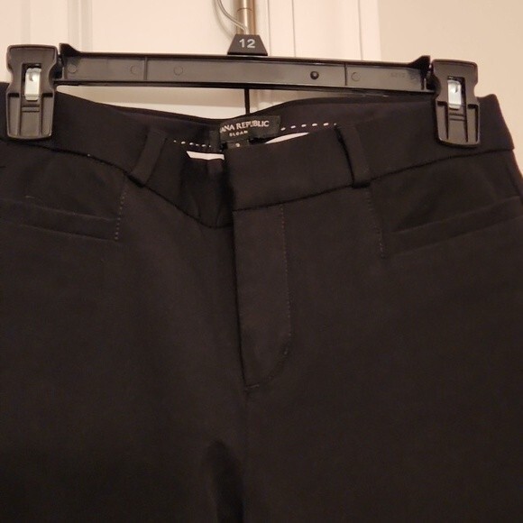 Banana Republic Women's "Sloan" Black Skinny Ankle Pants Size 2 - Picture 3 of 7